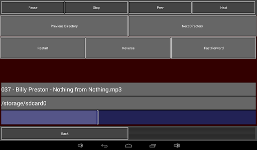 SF Music Player Screen 3