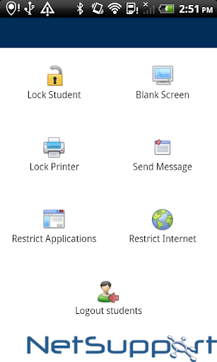 Android application NetSupport Tutor Assistant screenshort