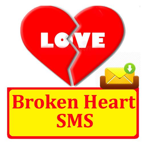 Broken Heart SMS Text Message logo