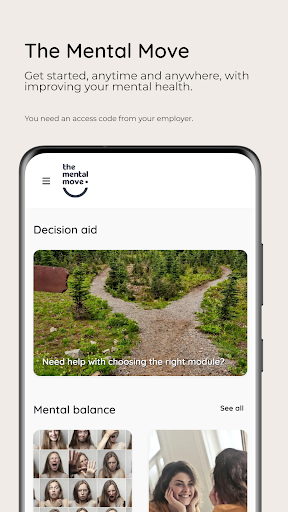 Android application The Mental Move screenshort