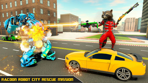 Android application Raccoon City Robot Games screenshort