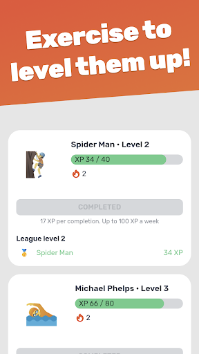 Screenshot of HeroFit: Gamify Exercise