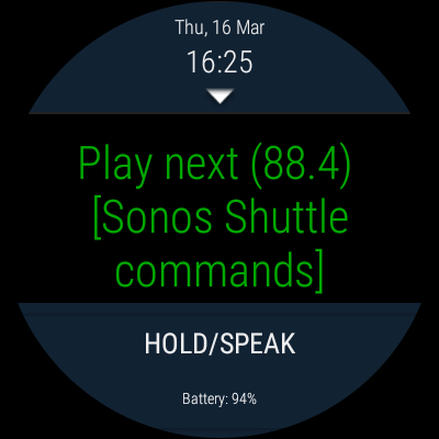 Android application VoxWear Beta screenshort