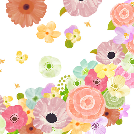 Flower Wallpaper Flower Trail logo