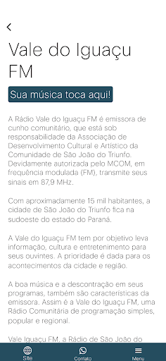 Vale do Iguaçu FM Screen 2