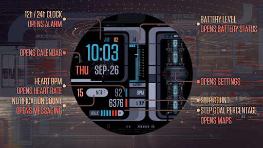 TREK: 25th Century Watch v2 Screen 3