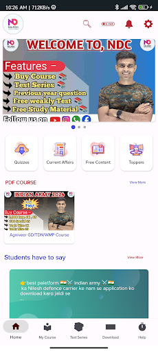Nilesh Defence Carrier - NDC Screen 2