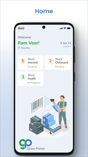 Android application Green Planet Delhi screenshort