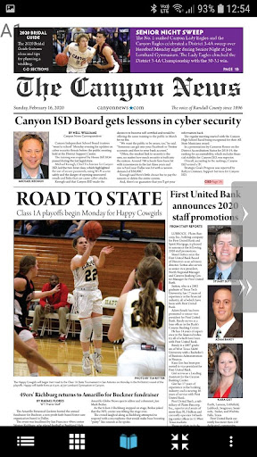 Android application The Canyon News screenshort