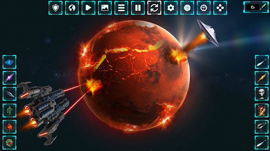 Captura de Pantalla 3 Planet Smasher Earth Games android