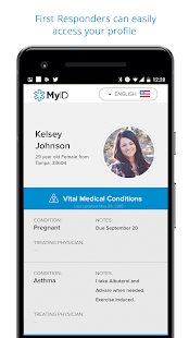 MyID u2013 Medical ID Profile screenshots 1