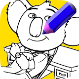 Buster sing coloring book icon