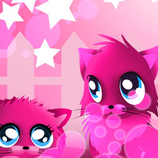 Pink cats theme 4 GO SMS Pro logo