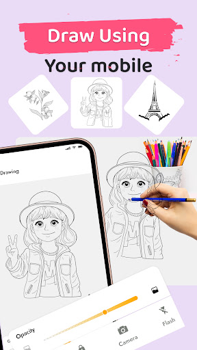 AR Drawing Draw Anime