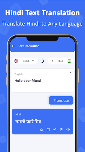 Hindi to English Translator Screen 3