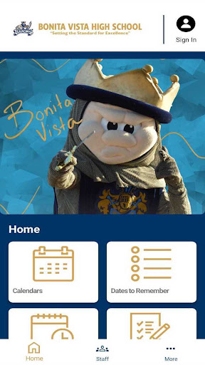Android application Bonita Vista HS screenshort