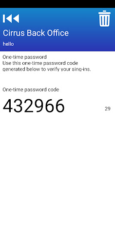 ES Authenticator Screen 2