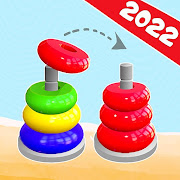  Color Stack Puzzle: Hoop Sort 