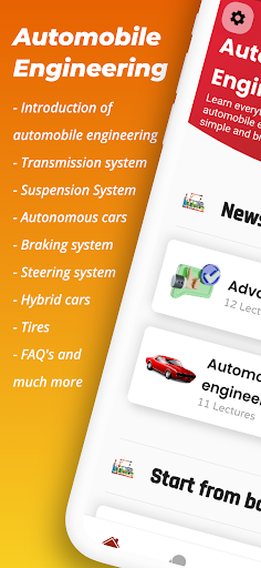 Screenshot of Learn Automobile Engineering