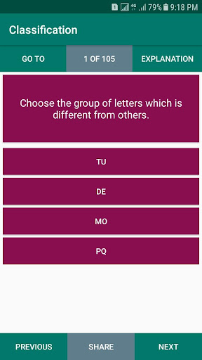 Verbal Logical Reasoning Intel Screen 3