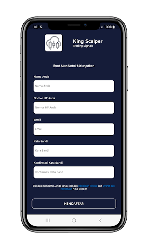 Android application King Scalper screenshort