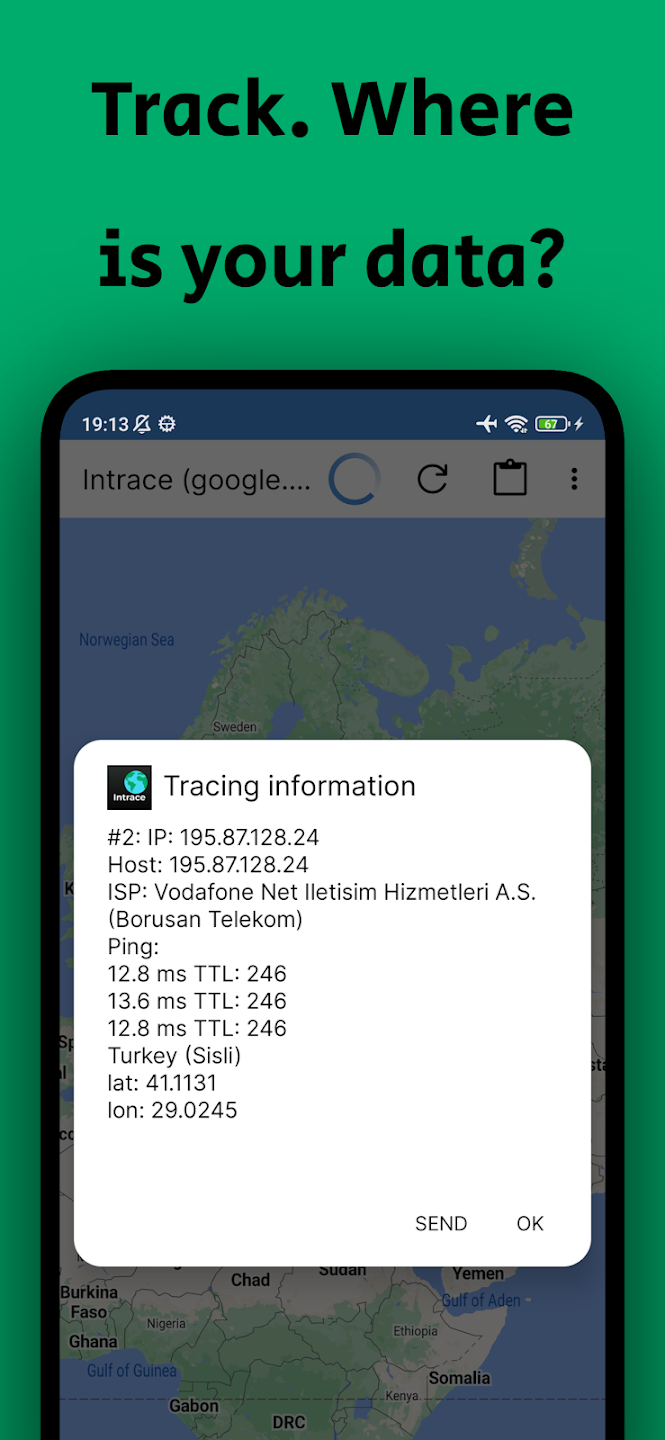 Intrace: Visual Traceroute Mod Apk download
