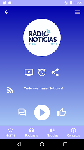 Android application Rádio Notícias Tatuí screenshort