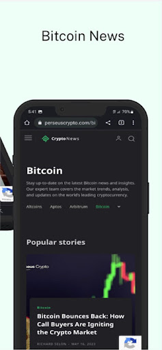 Perseus Crypto & NFT ICO News Screen 3