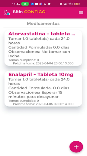 Android application Bitin CONTIGO screenshort