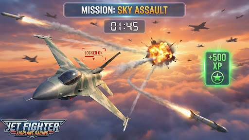 Jet Fighter Airplane Racing screenshot 8
