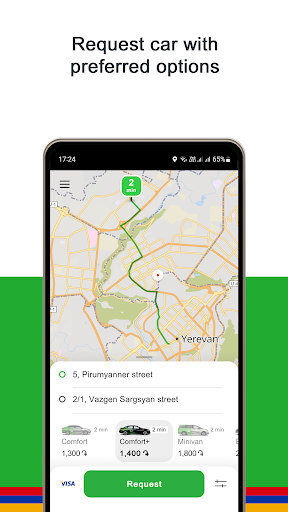 Android application Utaxi screenshort