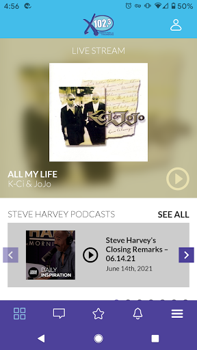 Android application X102.3 screenshort
