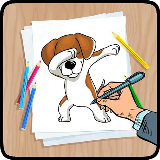 Android application How To Draw Dogs screenshort