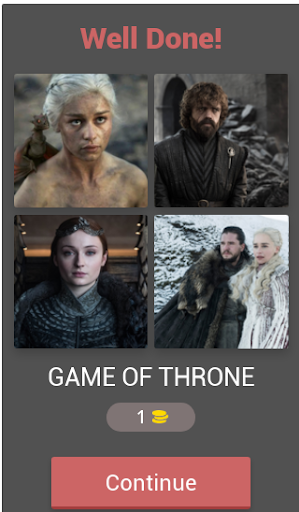 Guess the serie quiz Screen 2