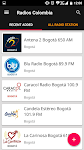 screenshot of Colombian Radio Stations