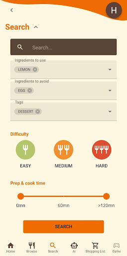 HeyChef Screen 2