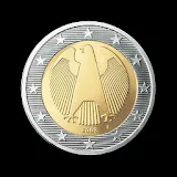 Euro €1 Coin Widget icon