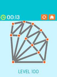 Connect the Graph: one touch connect dots puzzle