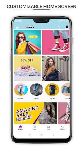Android application Nautica Mobile App for WooComm screenshort