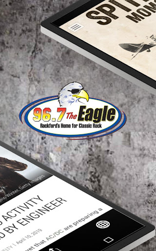 Screenshot of 96.7 The Eagle