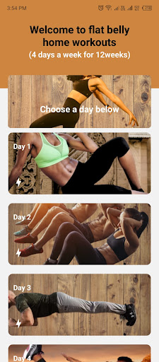 Android application Flat Belly Fitness Offline screenshort