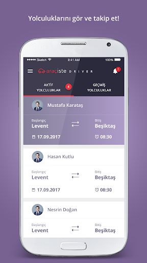 Araçiste Driver Screen 2