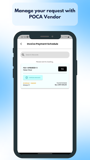 POCA Vendor Screen 3
