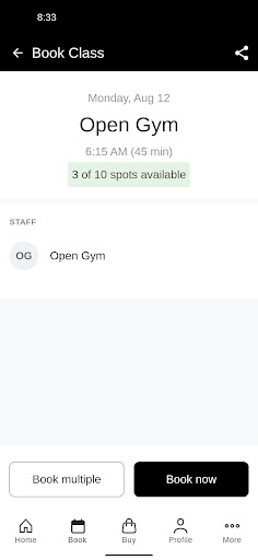 AIM Fitness Screen 3