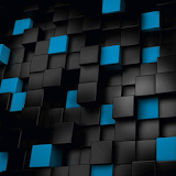 Blue 3D Cube icon