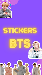 Captura de Pantalla 1 BTS Stickers Army Kpop android