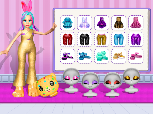 Android application LOL Doll Unboxing Color Reveal screenshort