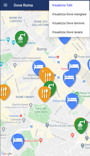 DOVE mangiare dormire lavarsi