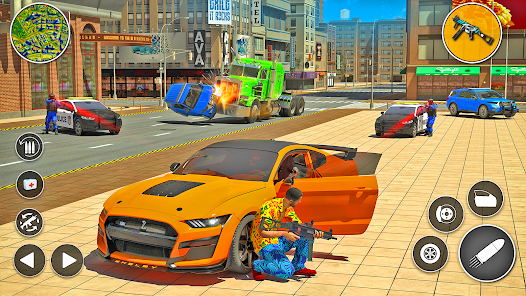 Captura de Pantalla 22 Juego de Carros Policías android