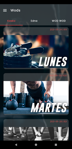 Gymforce Atletas Screen 3